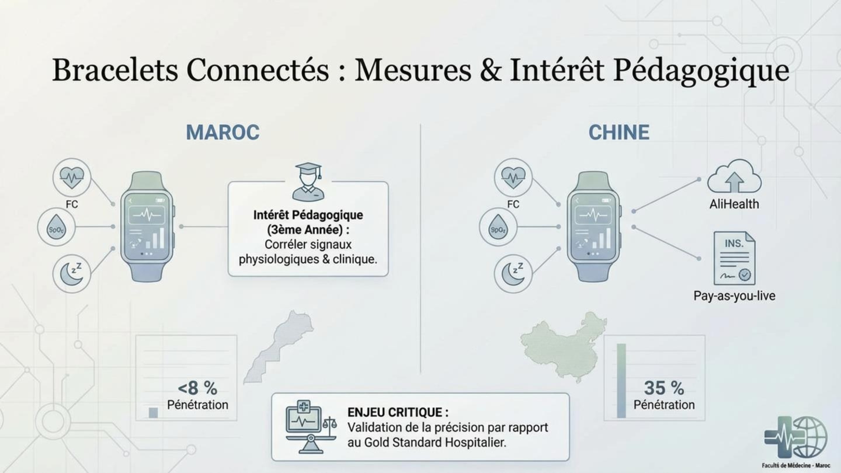 Bracelets Connectés : Mesures & Intérêt Pédagogique